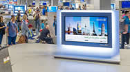德国法兰克福国际机场T1&T2行李提取处电子屏套装