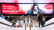 慕尼黑Stachus欧洲最大地下商场电子屏广告