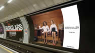 伦敦地铁站LED电子广告牌形式