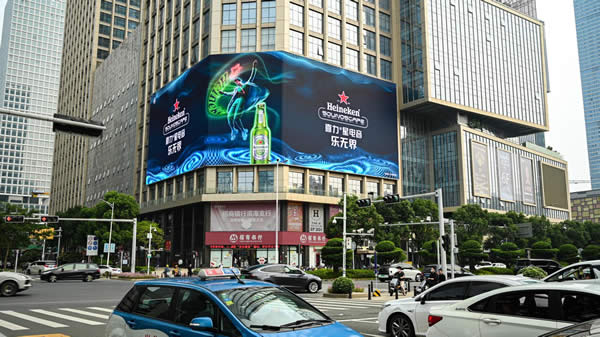深圳市后海超级总部基地鹏润达大厦外墙LED